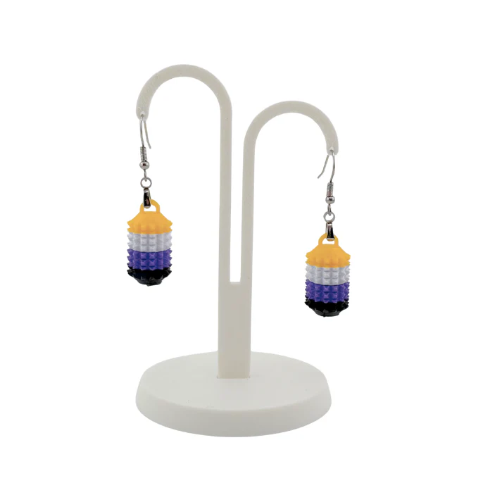 Little Ouchies Spikie Earrings - Pride Collection - Image 8