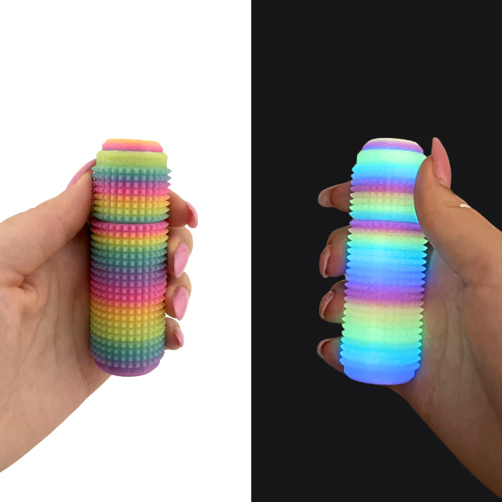 Little Ouchies - Spikie MAX Spin Clicks - Rainbow GLOW - Image 3